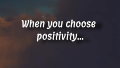 When you choose positivity... #rumble #motivation #viral #successquotes #trending