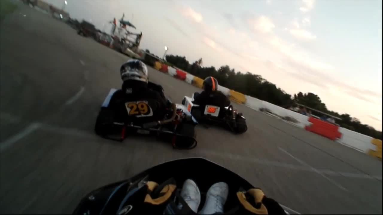 Coulee Raceway | 206 Heavy Feature Kart Race 7/15 Onboard