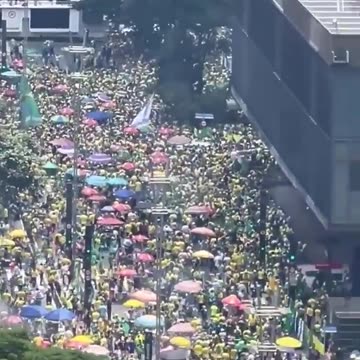 IMAGENS DE CIMA MOSTRAM COMO ESTÁ A PAULISTA AGORA! IMPRESSIONANTE!