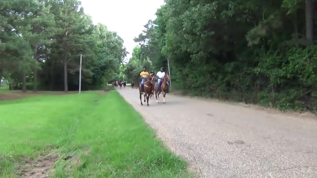 "BIG" Front Action Ryders Annual Walking Horse Trail Ride in Ogden, Arkansas-17