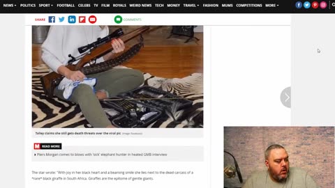 Trophty Hunter who shot rare giraffe has no regrets