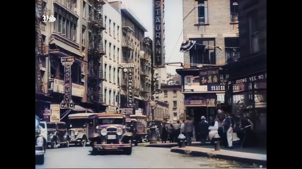 Fabulous New York 1930s / Harlem, Chinatown, Little Italy, Borough Park in Color