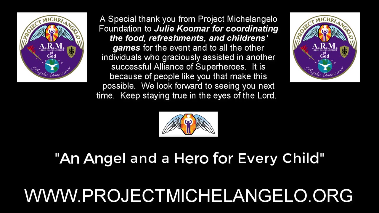 The Alliance of Superheroes 2017 - Project Michelangelo Foundation