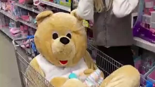 Her reaction when she realizes…