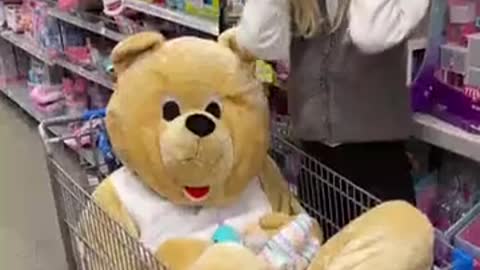Her reaction when she realizes…