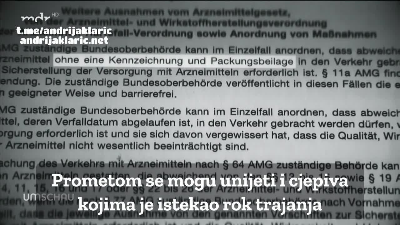 Prvo suđenje za nuspojave vaccine za C19 u Njemačkoj.