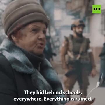 "All this was destroyed by Ukrainians"