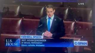 Bongino had to ROAST Adam Kinzinger one last time before he’s gone