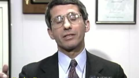 1988 THROWBACK: "DR FAUCI SAYS AZT AIDS DRUG IS SAFE AND EFFECTIVE"