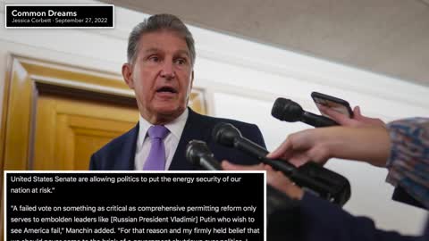 Manchin Copes HARD While Bernie Sanders Celebrates Defeat of His 'Dirty Deal'