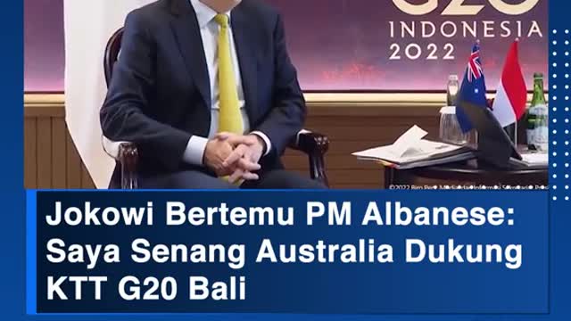 Jokowi meets Albanese PM: I love Australia dukg20 Bali
