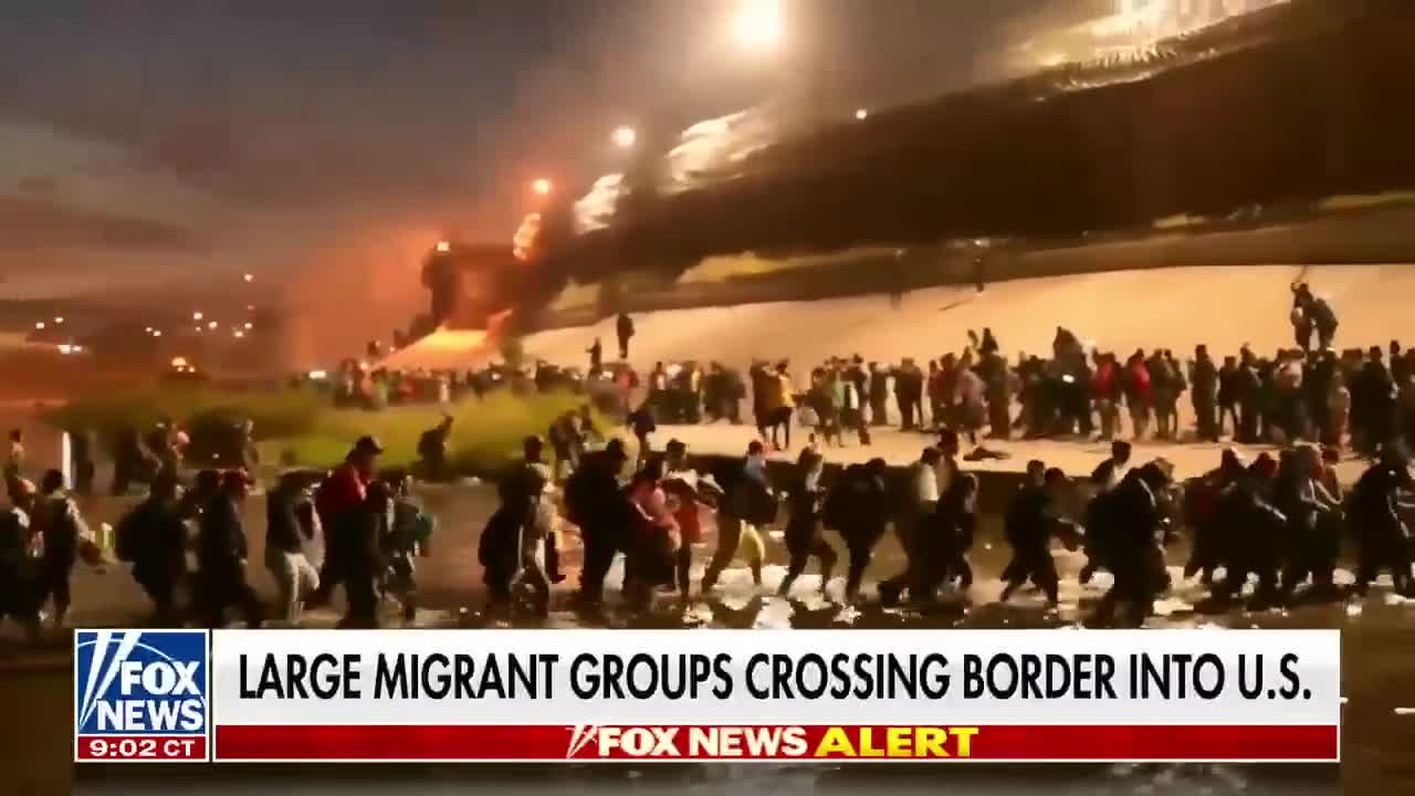 Bombshell video shows largest migrant caravan ever heading for this US city