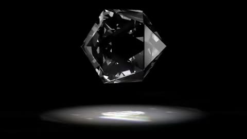 FREE LOOPING HD ANIMATION 3D Rotating Glass Prism diamond