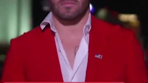 Colby Covington Walks Into UFC 296 Wearing A Signed MAGA Hat.