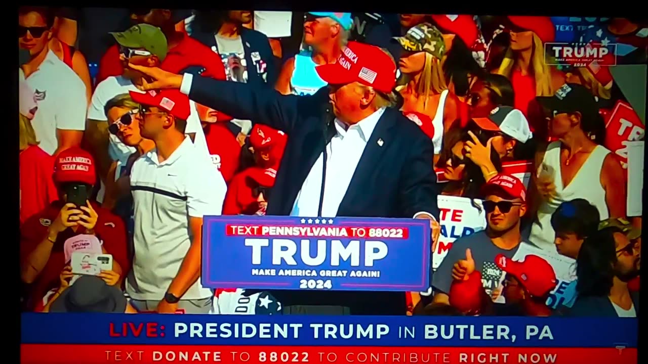 President Donald Trump Rally In Butler, PA