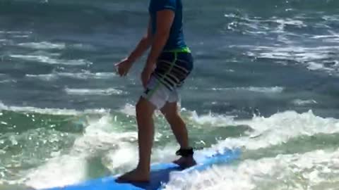 Surfing in Kauai