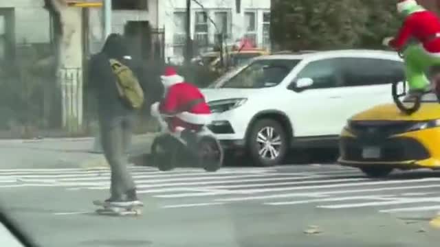 Guess what will happen to the driver of the yellow car? Street traffic safety.