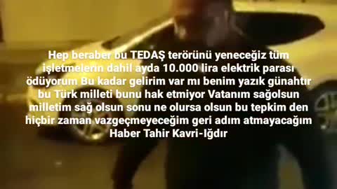 Iğdır'da fatura isyanı: