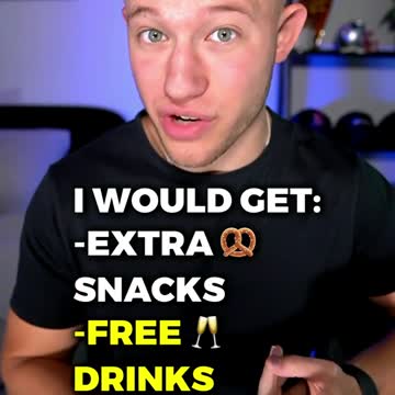 Airlines - How To Get Treated Like First Class For $5