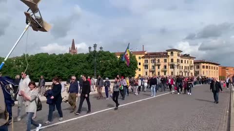 Italia sends love to Biden