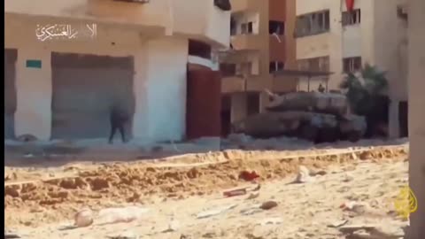 #Markava Tank of Terrorist Enemies Flown into Pieces