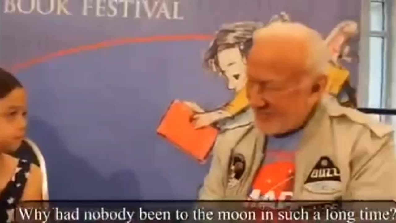 Astronaut Buzz Aldrin Saying They Never Went to the Moon