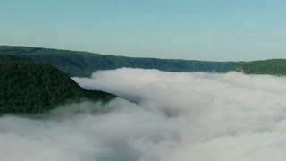 Miraculous peaceful Footage from above clouds captured by Drone