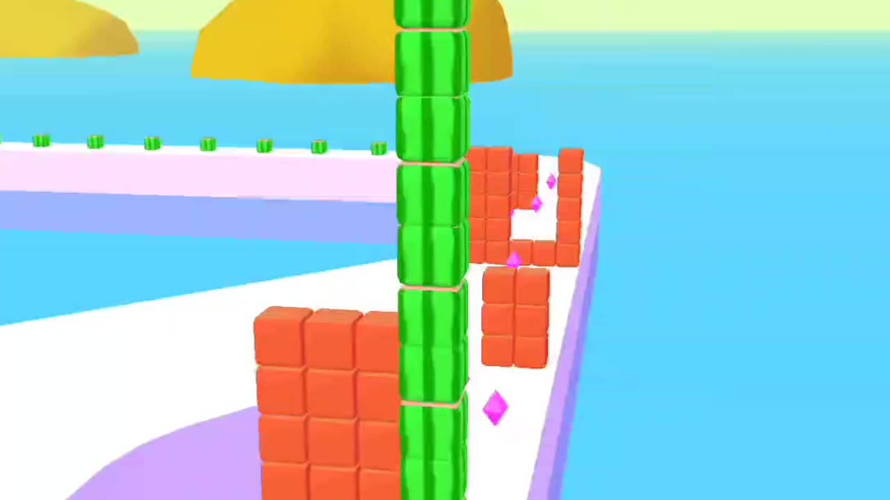 Cube surfer gameplay level 68