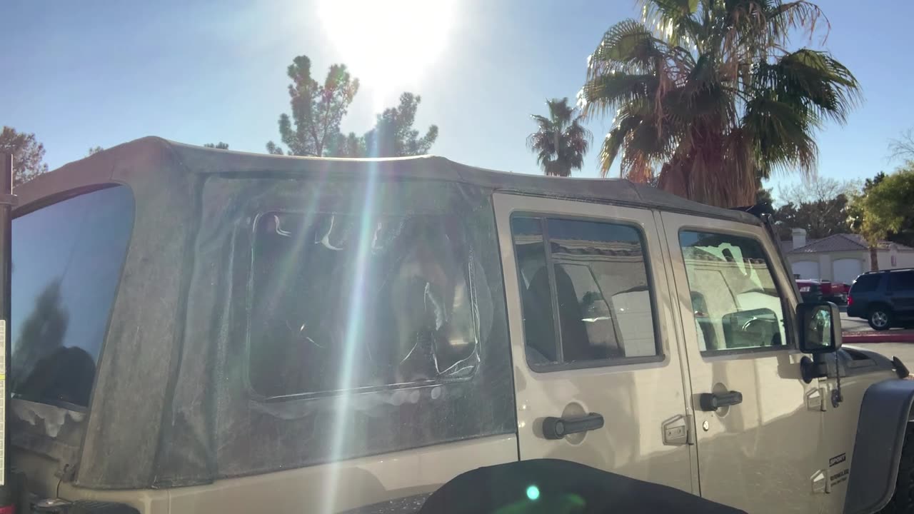 Clearing up Jeep soft top windows