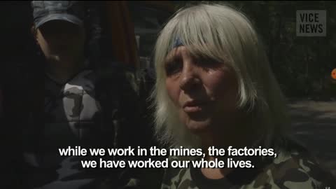 Ukraine escalating to the war. Interview of a female soldier