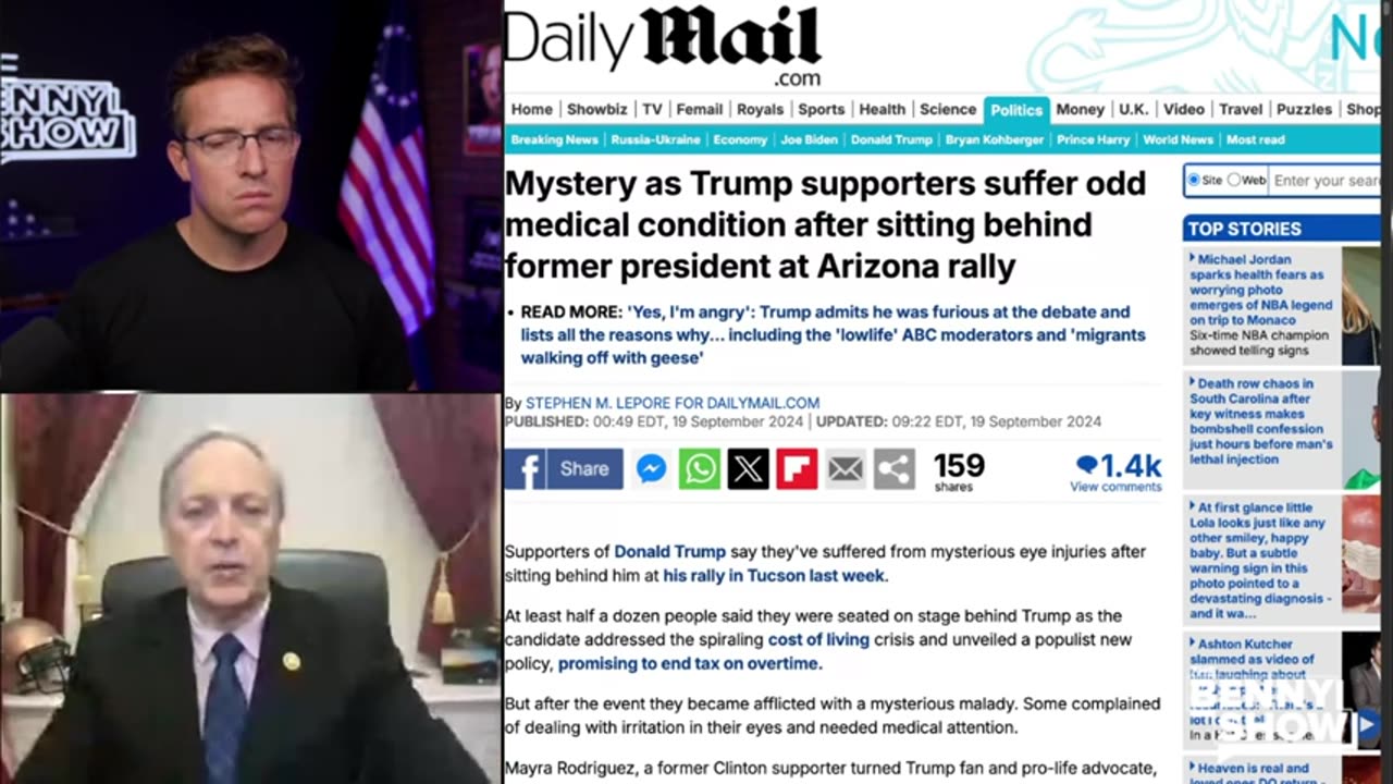 New BOMBSHELL on Mysterious Chemical Burns at MAGA Rally Congressman 'Not Ruling Out an Attack'