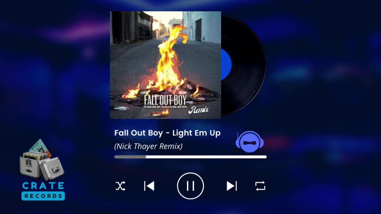 Fall Out Boy - Light Em Up (Nick Thayer Remix) | Crate Records