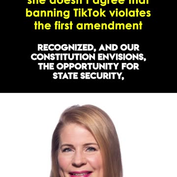 Banning TikTok DOES NOT Violate the First Amendment