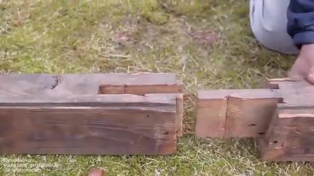 A Japanese house constructed without any nails over 100 years ago