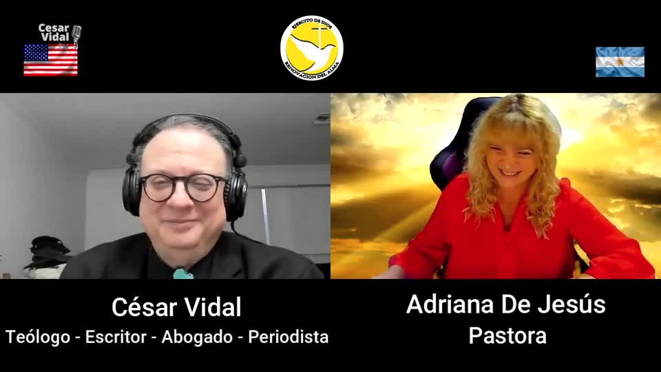 Cesar Vidal entrevistado por la Pastora Adriana de Jesus