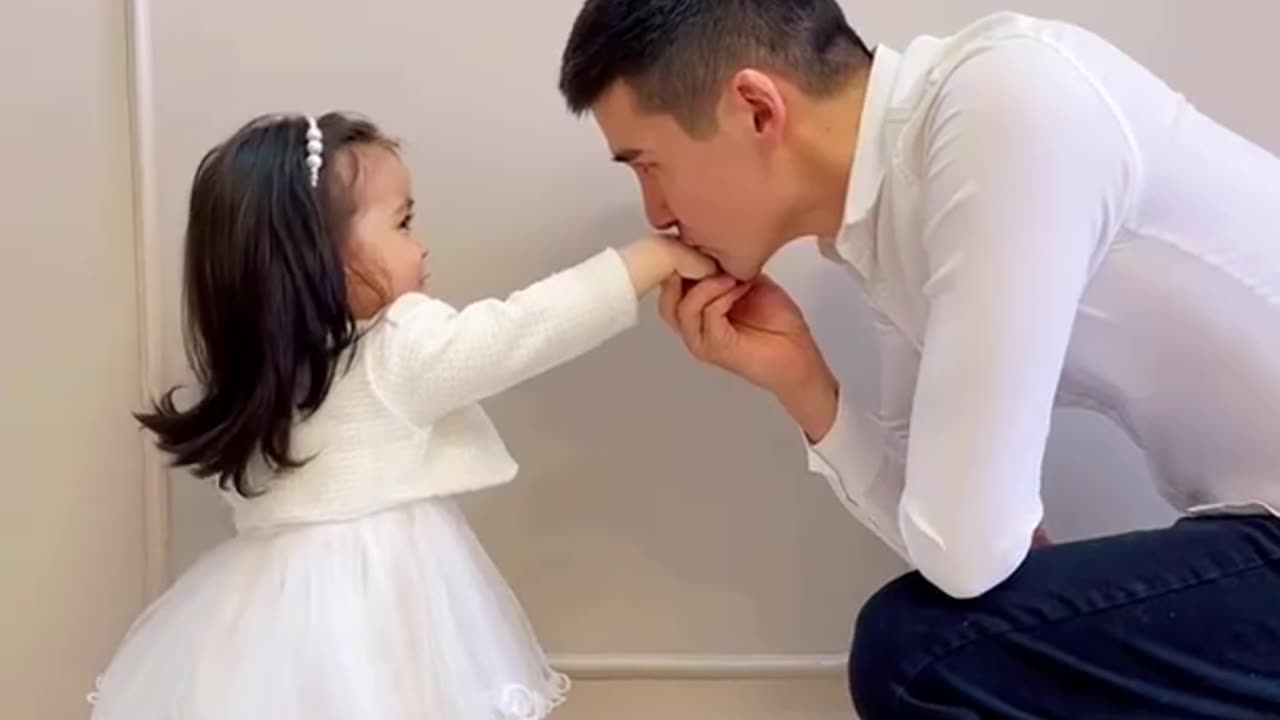 Father and daughter love