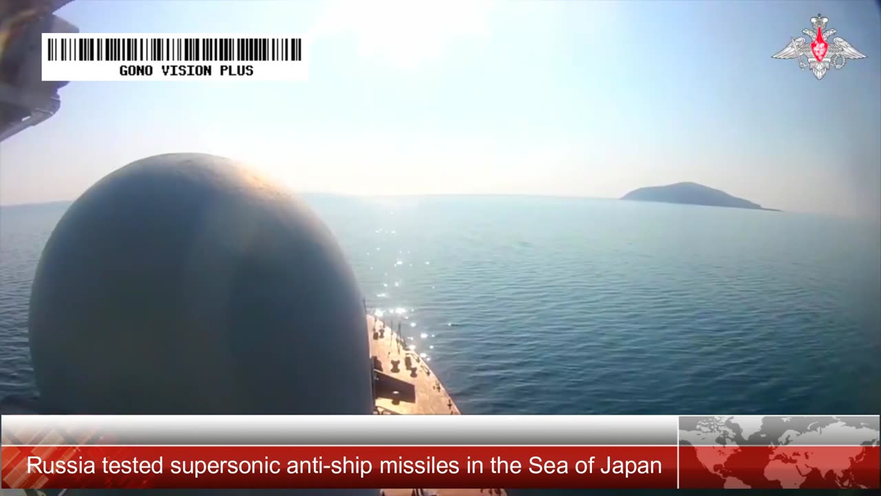 Russia tested supersonic anti-ship missiles in the Sea of Japan