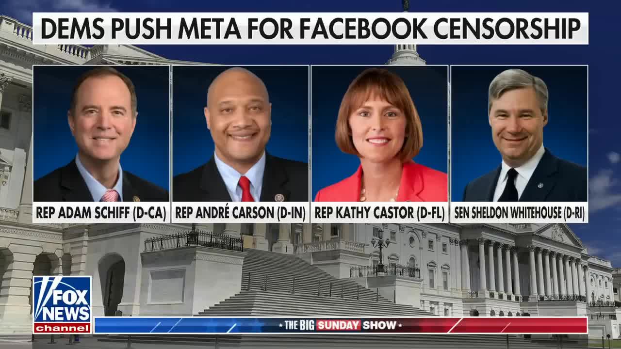 Dem lawmakers push Meta for Facebook censorship % 1