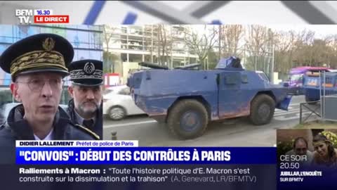 convois de la liberté vs police humour !