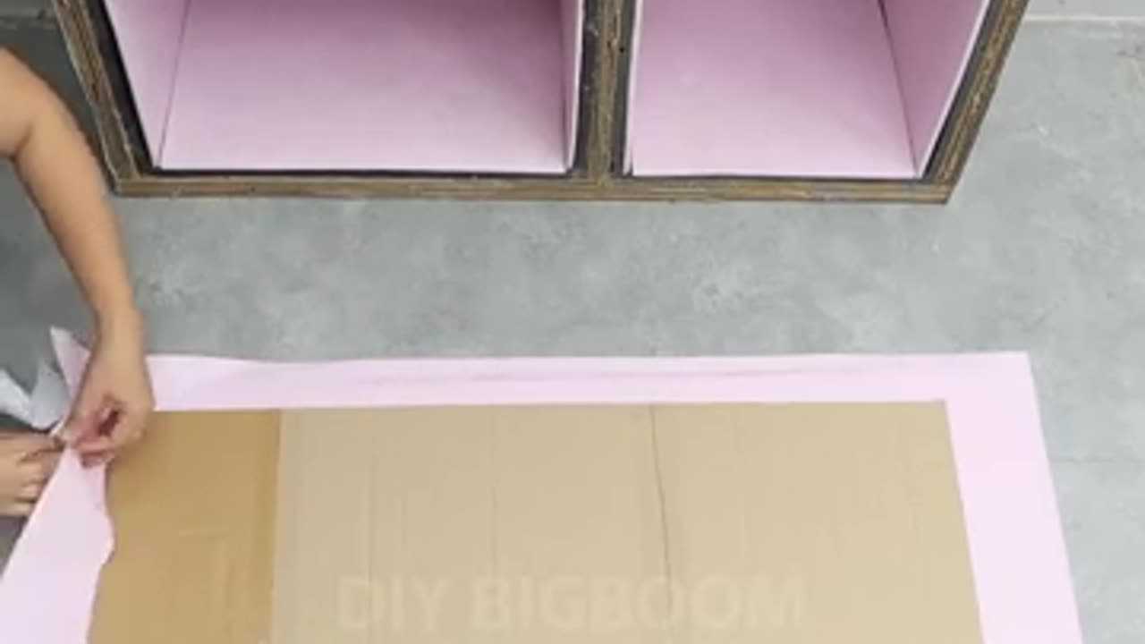 DIY membuat lemari dari kardus dan keranjang bekas