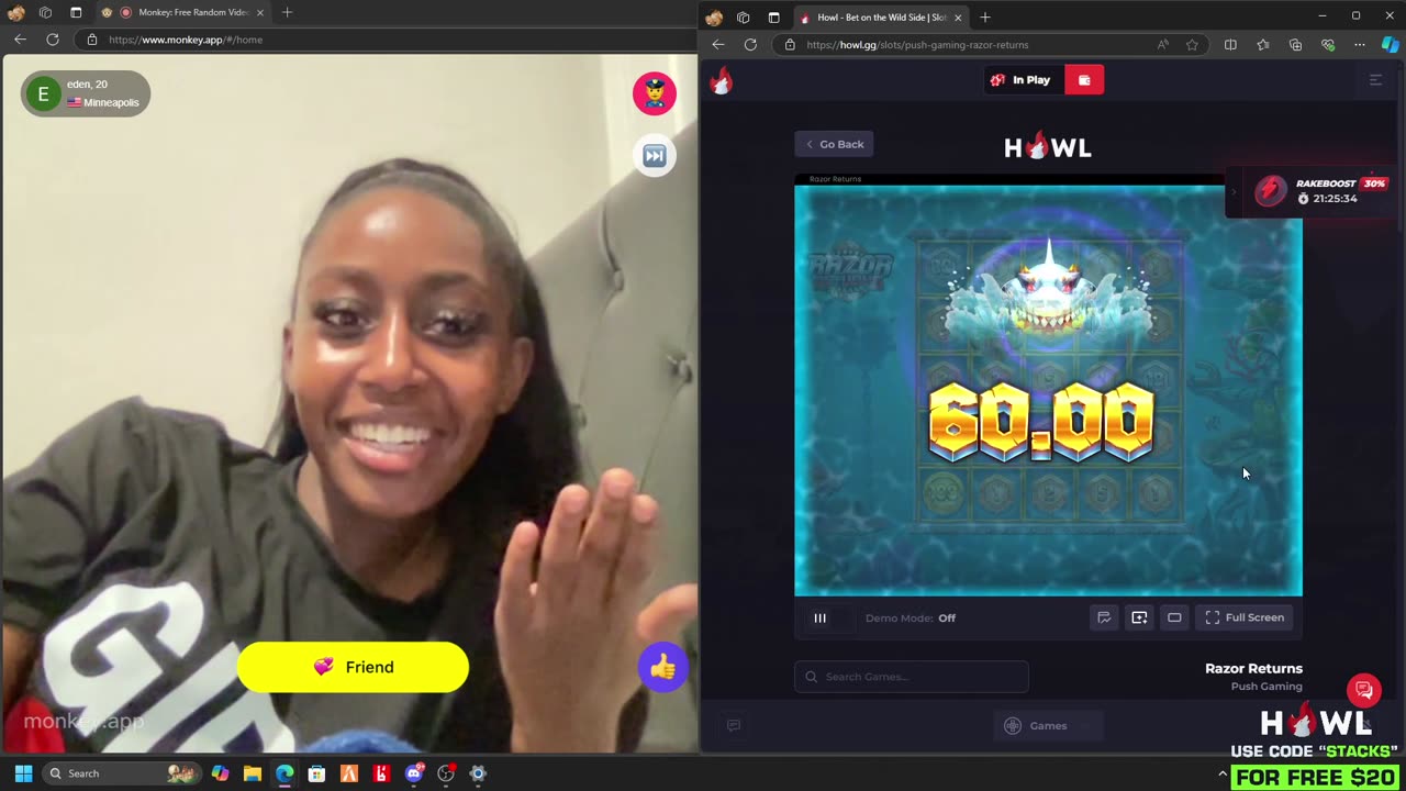 "I LOVE YALL !howl" - 10-29-2024 - Stackswopo MonkeyApp & Gambling Stream