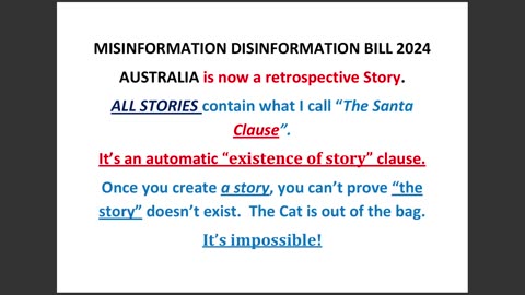 A Misinformation Bill REVELATION - (read more in the description)