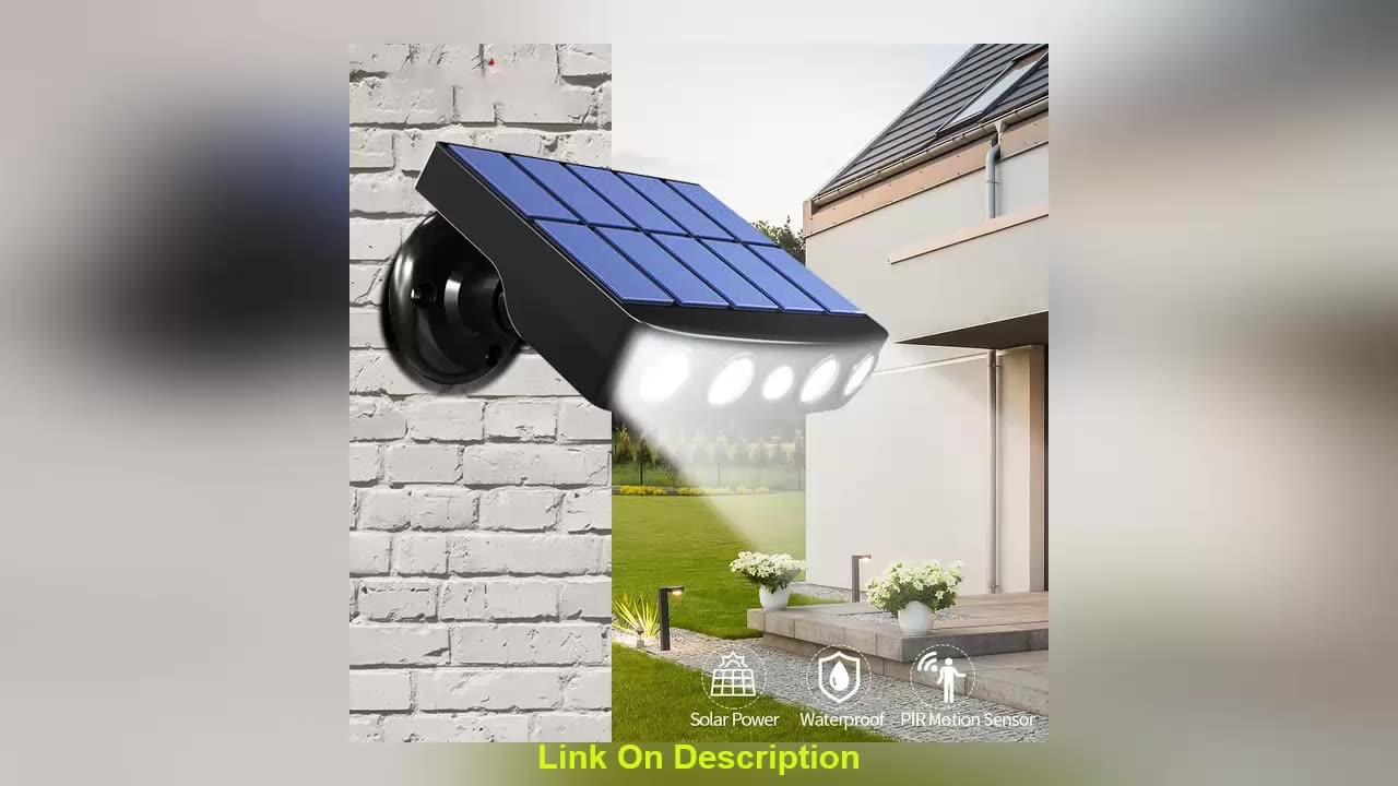 Exclusive Powerful Solar Powered Led Wall Light Outdoor Moti