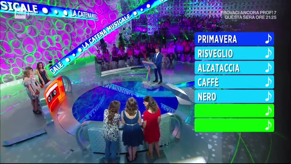 RAIUNO - Reazione A Catena-La Catena Musicale (14/09/2017)