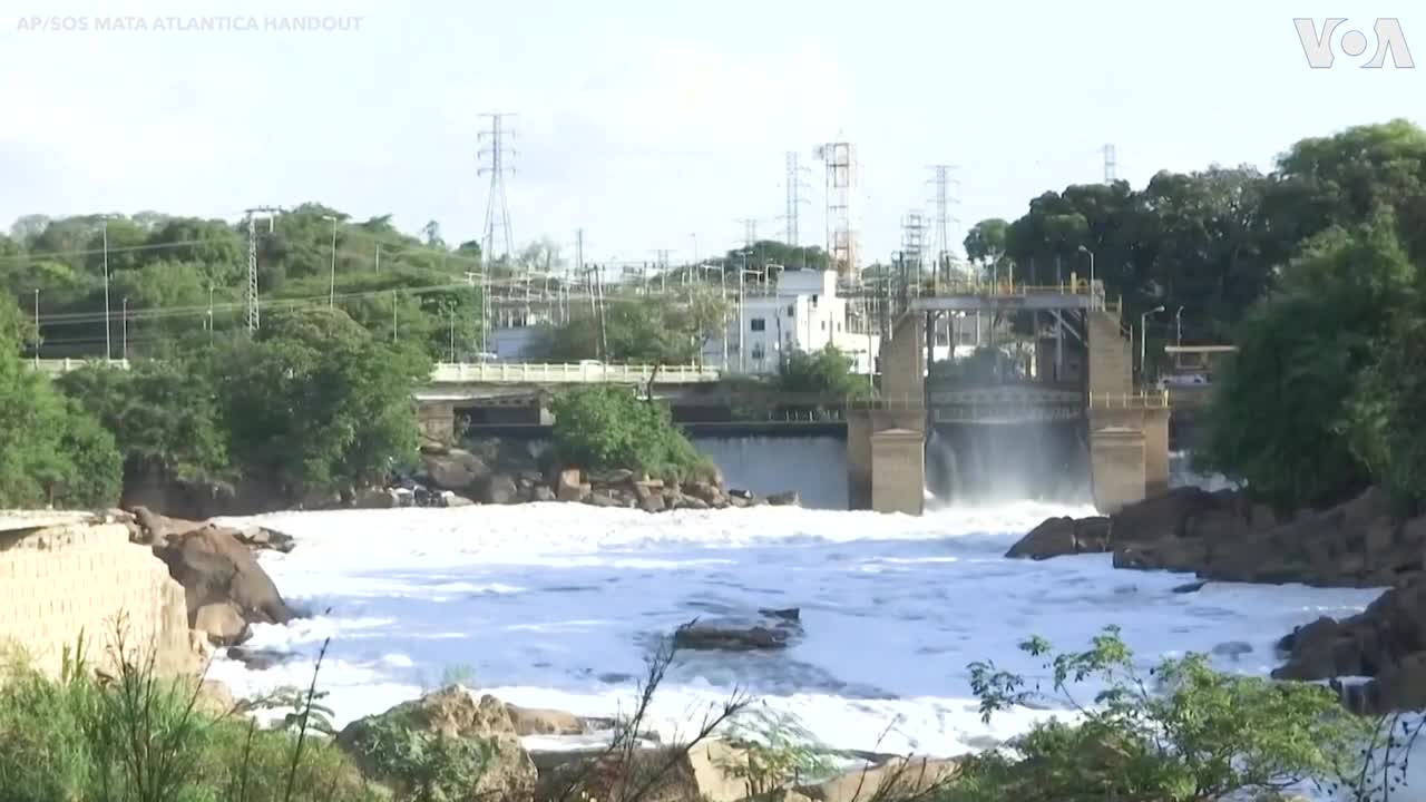 Toxic Foam Covers River in Brazil