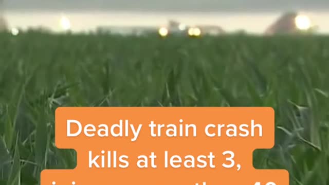 Deadly train crash kills at least 3, injures more than 40