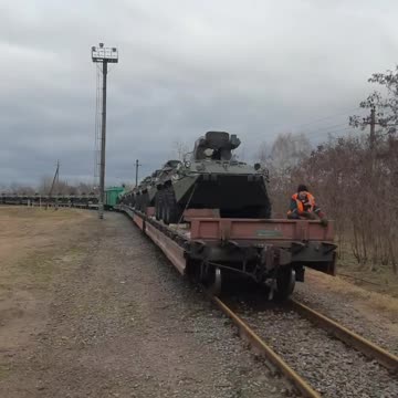 A batch of new BTR-82A, BTR-80K, armored medical and recovery vehicles