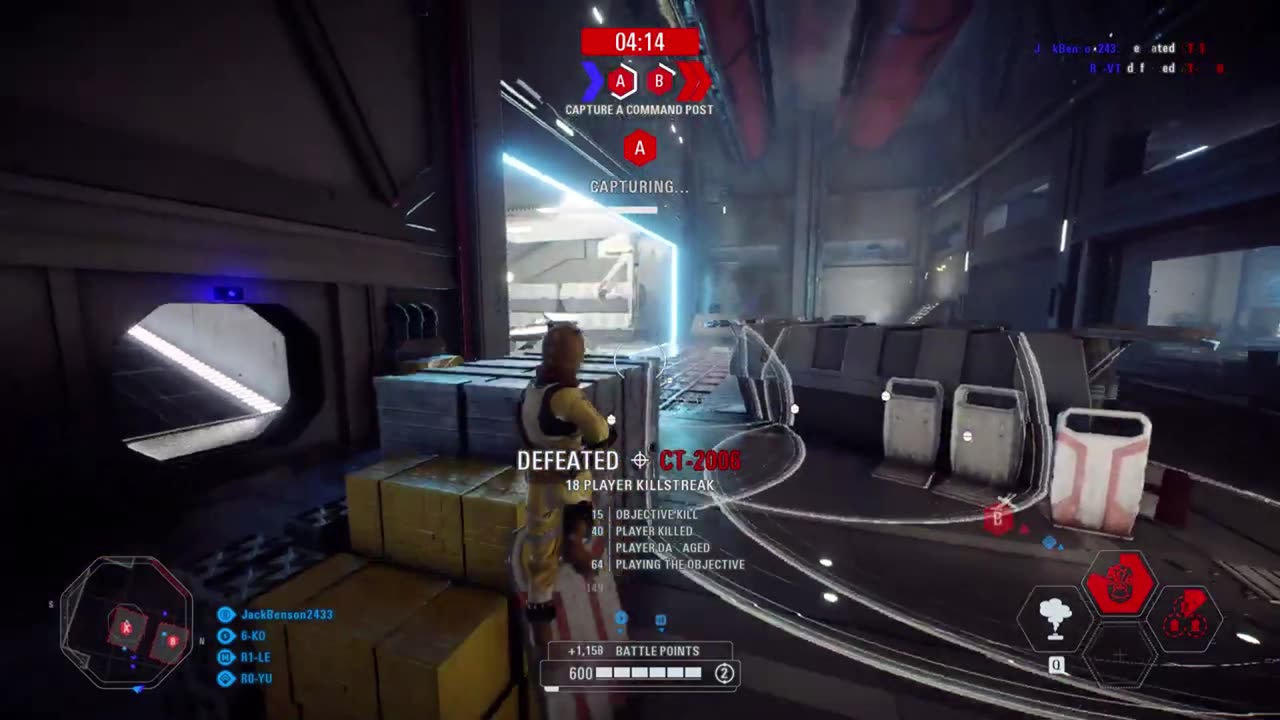SWBF2 2017: Instant Action Mission (Attack) Separatist Republic Attack Cruiser Gameplay