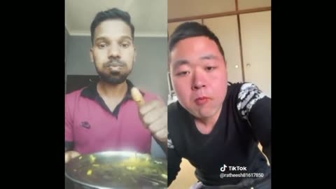 Funny Food Challange On TikTok - Who will win INDIA Vs CHINA - Be Me Stick -