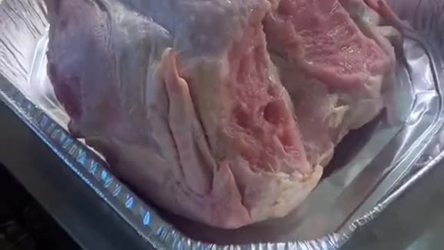 Dog Helps Itself to Thanksgiving Turkey